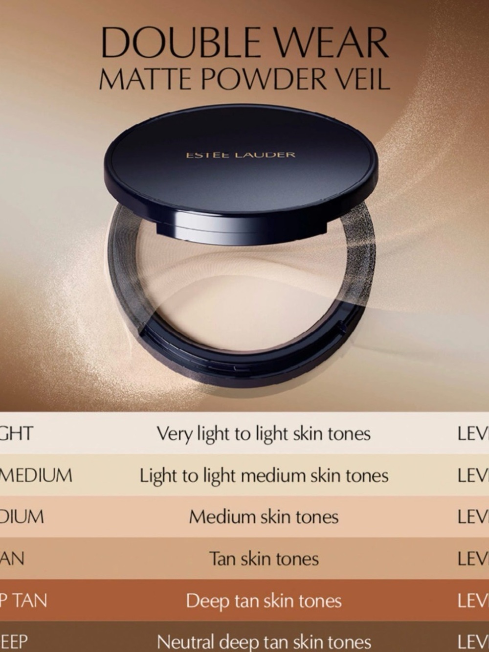 Estee Lauder Double Wear Translucent Matte Compact Powder - Beige - Picture 9 of 12